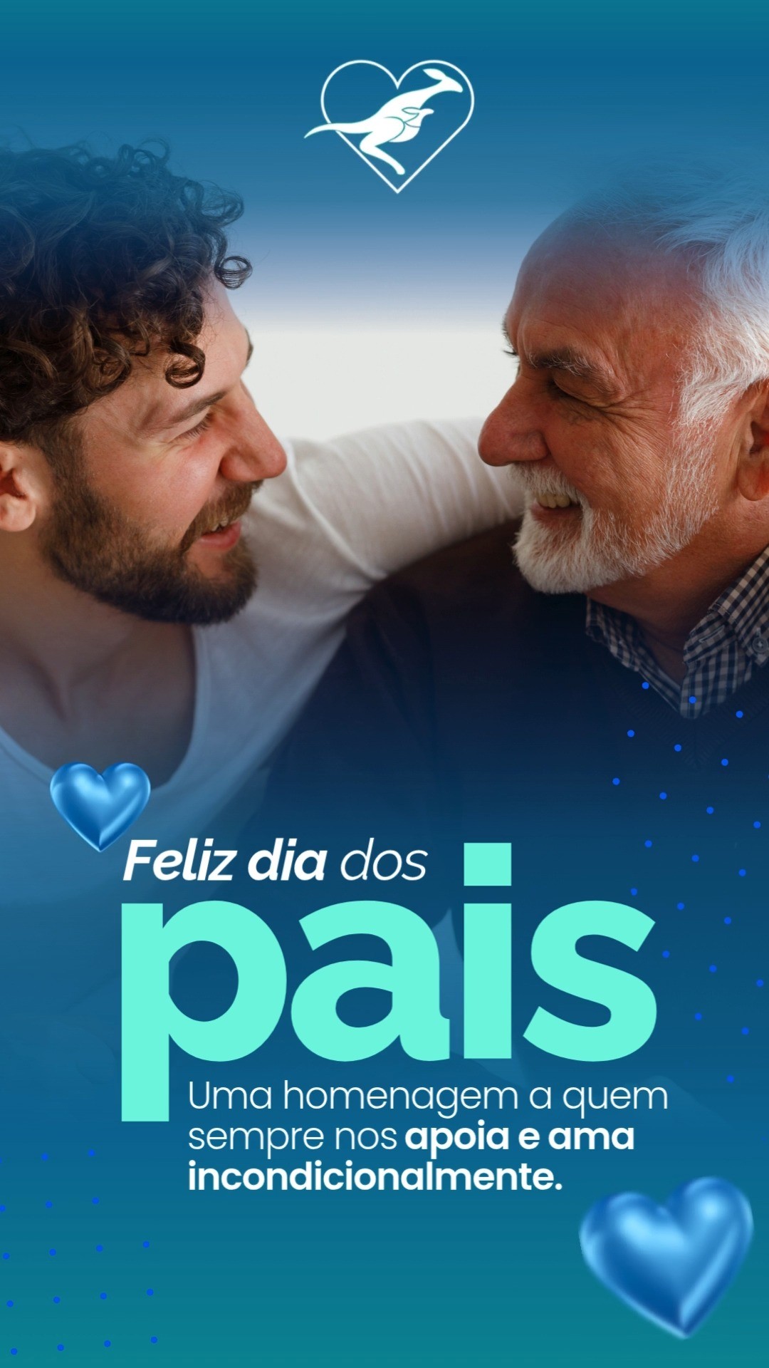 Cuidar é uma forma de amar. 

Neste Dia dos Pais, celebramos todos aqueles que ensinam, protegem e inspiram com o coração. 

Que o dia seja repleto de sorrisos, abraços e momentos de carinho em família. 👨‍👩‍👧‍👦

❤️✨Feliz Dia dos Pais ✨❤️

São os votos da Cuidadores Canguru à todos os papais!

#diadospais #felizdiadospais #cuidadores #cuidadorescanguru